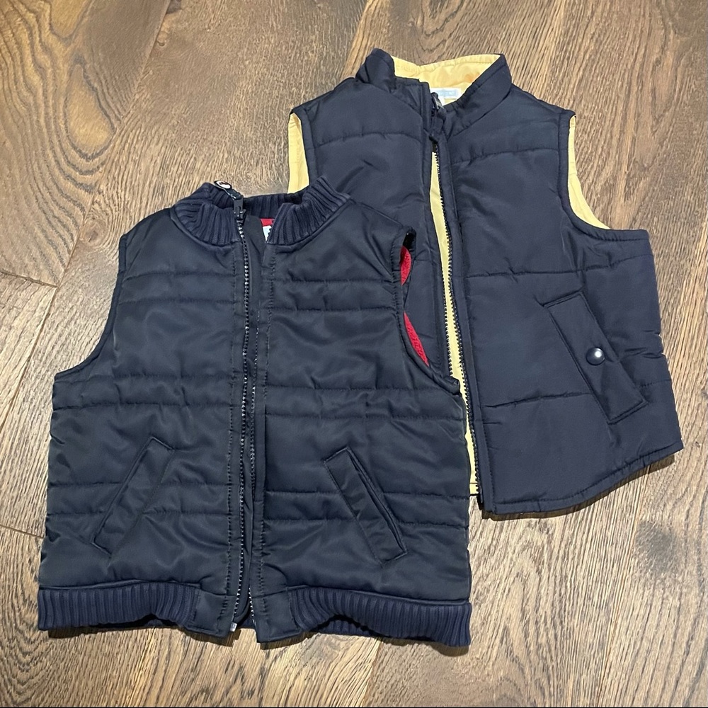🐧🐧 JANIE & JACK 2 PUFFER VESTS